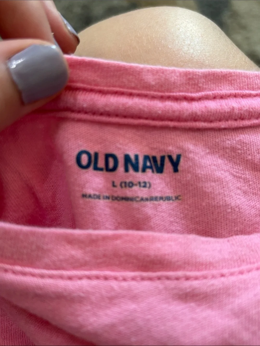 Old Navy soft pink